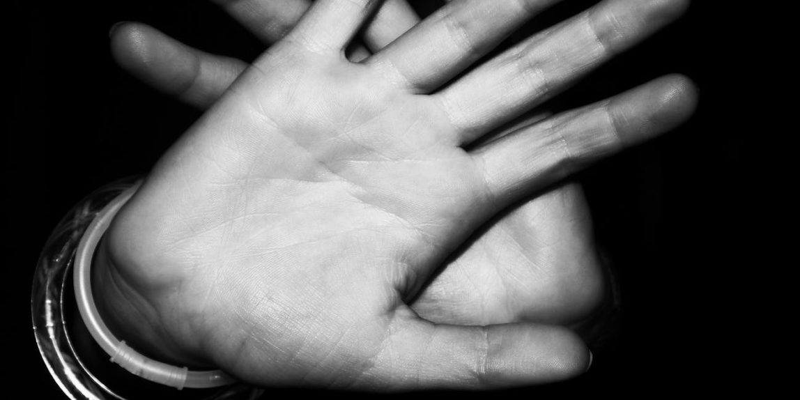 person s hands